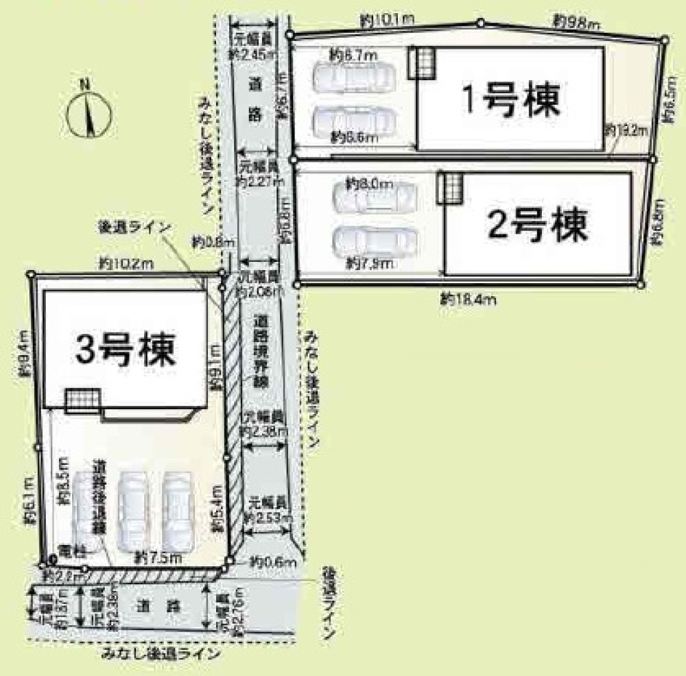 全3棟の分譲住宅◎