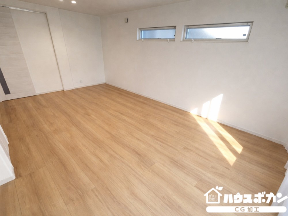 床暖房付きの広々としたリビングルームです！