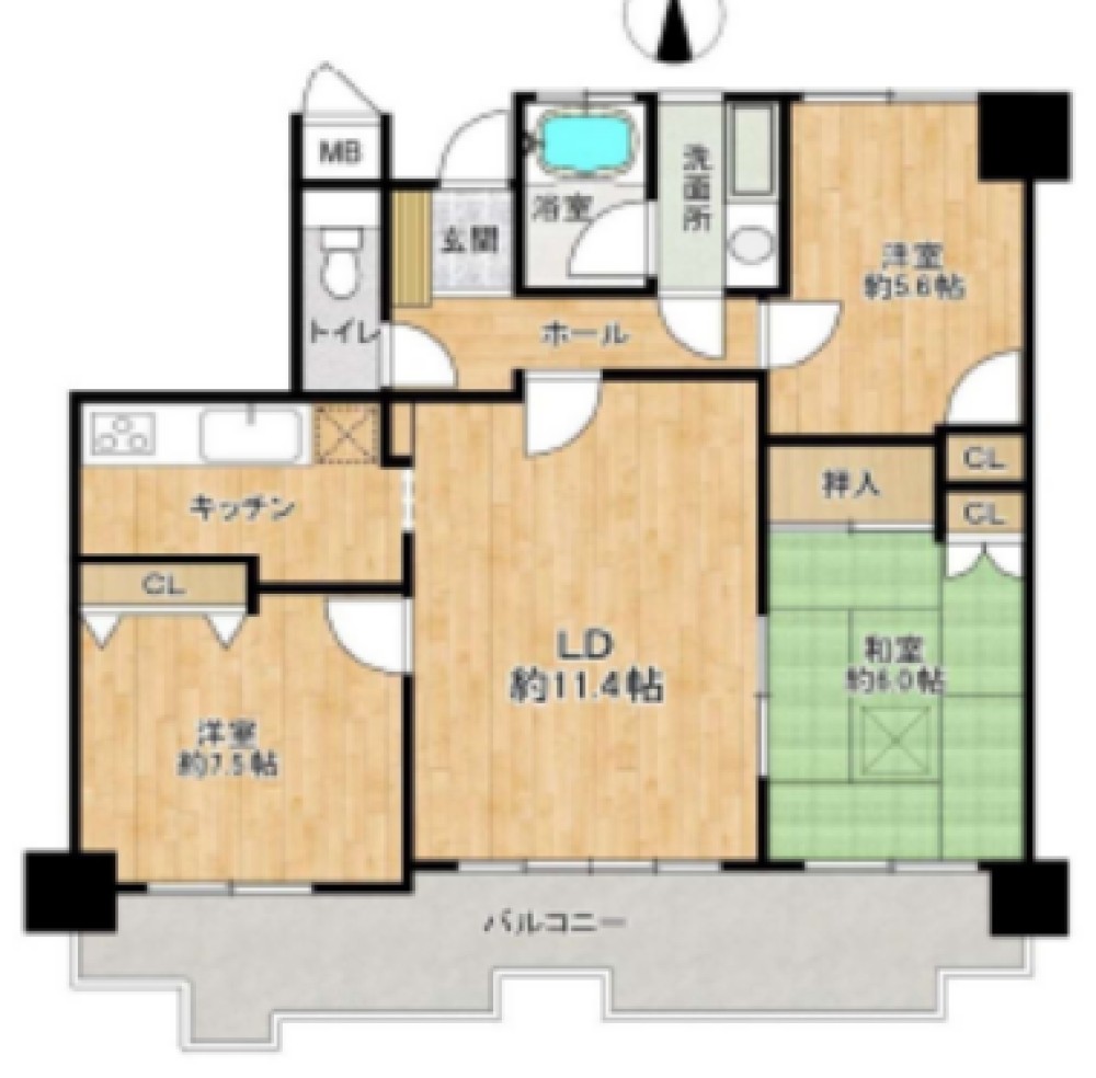 ユニオンハイツ日名 画像1