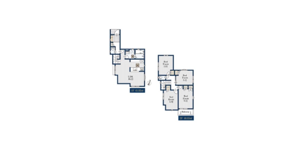 名古屋市名東区神里二丁目　全2棟　1号棟 画像2