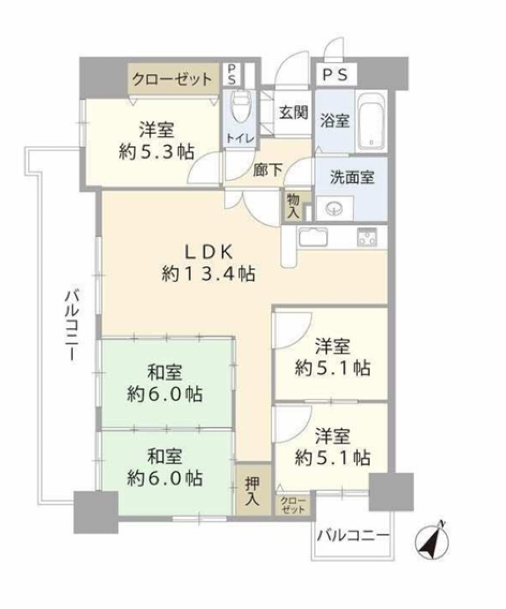 エメラルドマンション南台 画像1