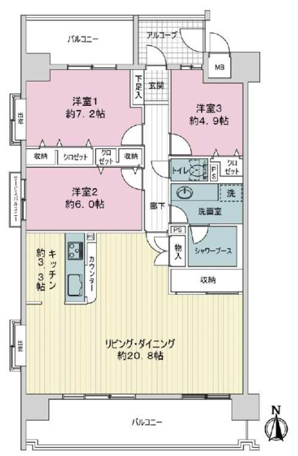 サンマンションアトレ高畑 画像1