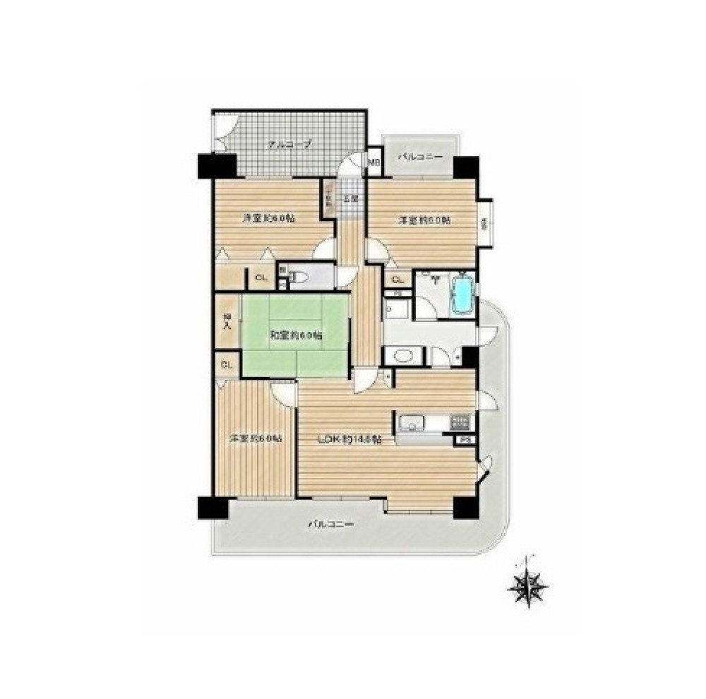 ガーデンヒルズ北野参番館 画像1