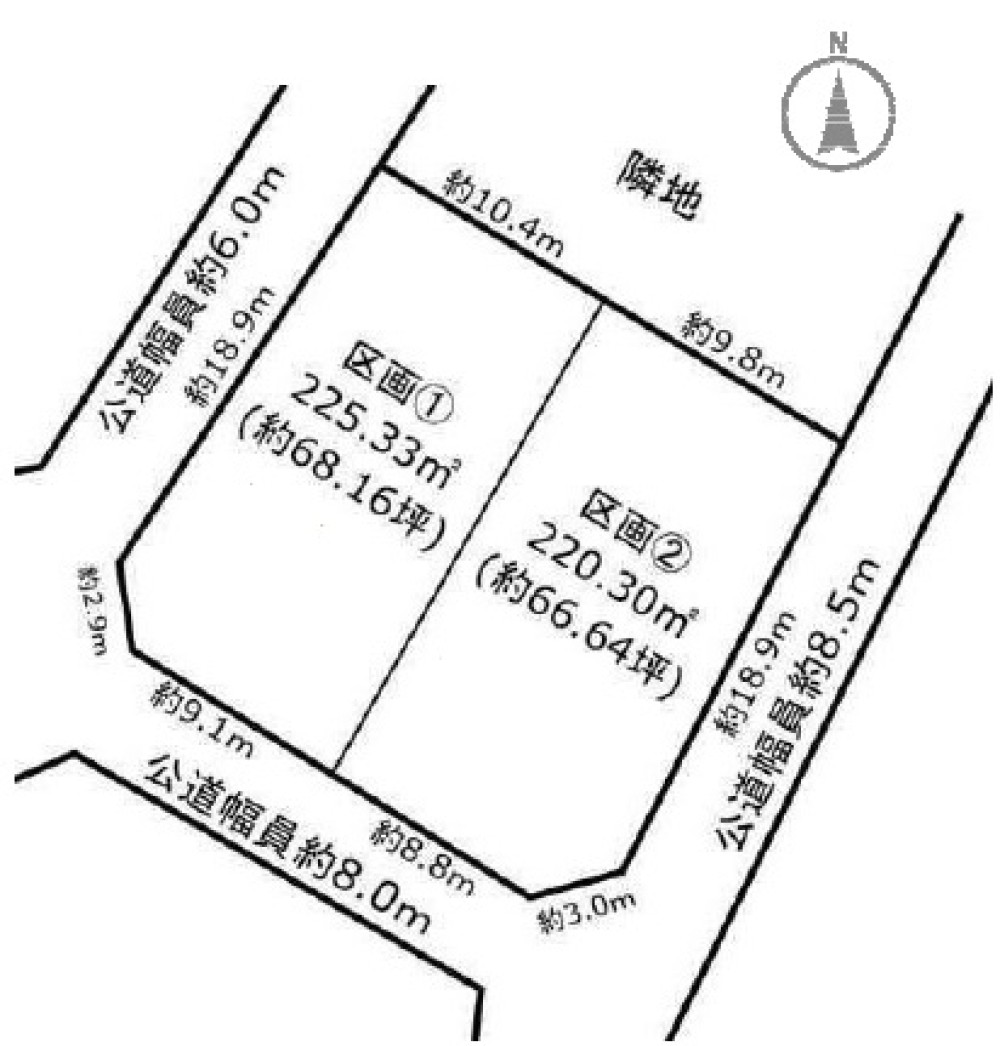 知多市八幡字浦浜　2区画　①区画 画像1