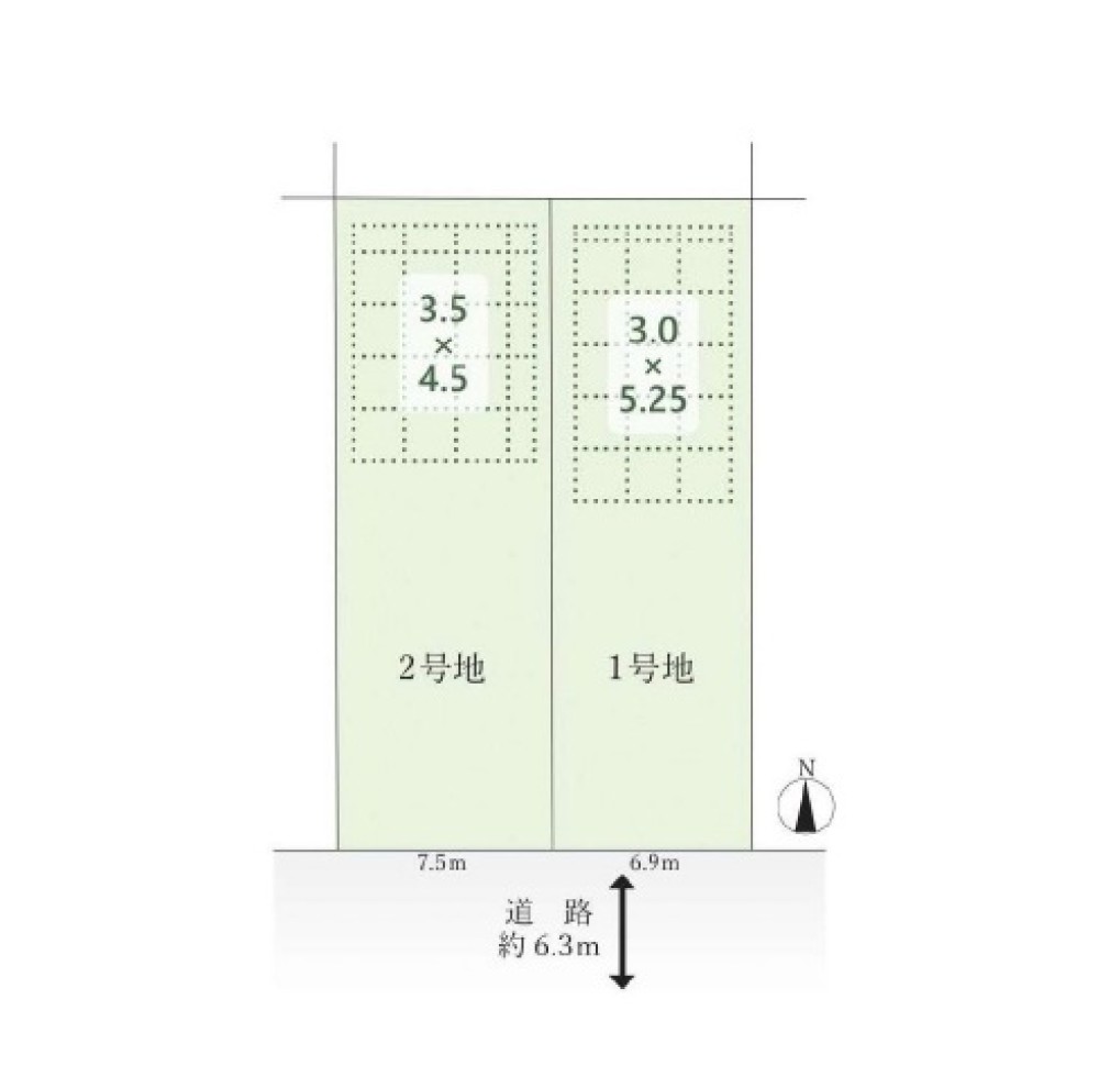 名古屋市昭和区長戸町　2期　全2区画　1号地 画像1