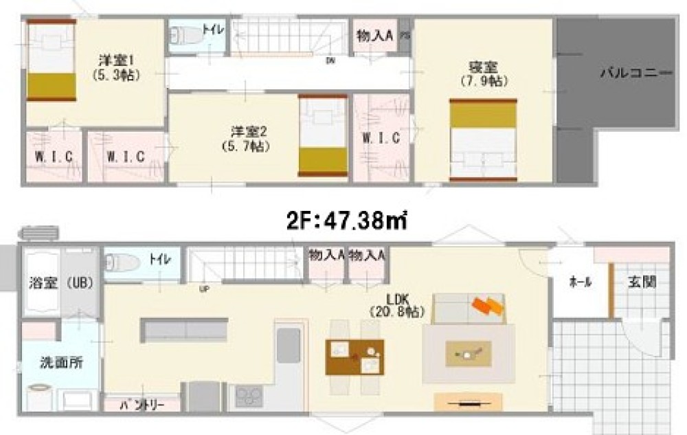 安城市城南町　第3　全2棟　2号棟 画像2