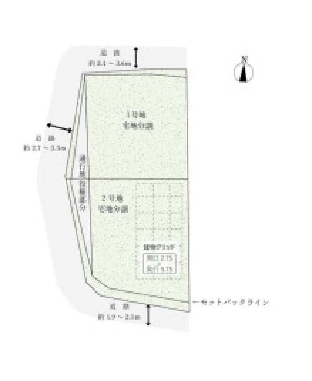 名古屋市北区下飯田2期　全2区画　2号地 画像1