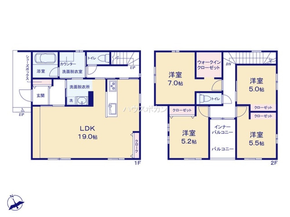 半田市白山町第9期　全2棟　1号棟 画像3