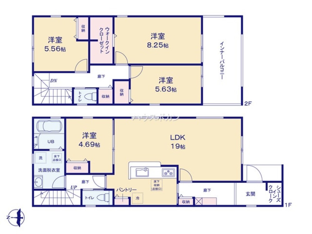 インナーバルコニー付き！