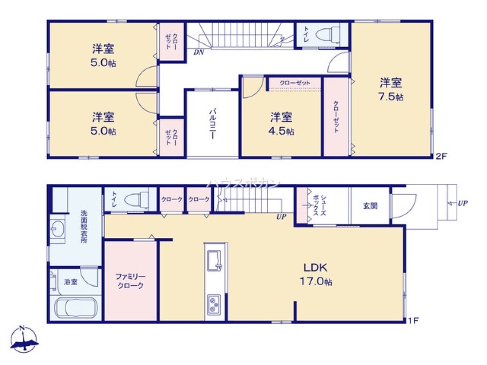 名古屋市天白区野並　8期　全3棟　1号地 画像5