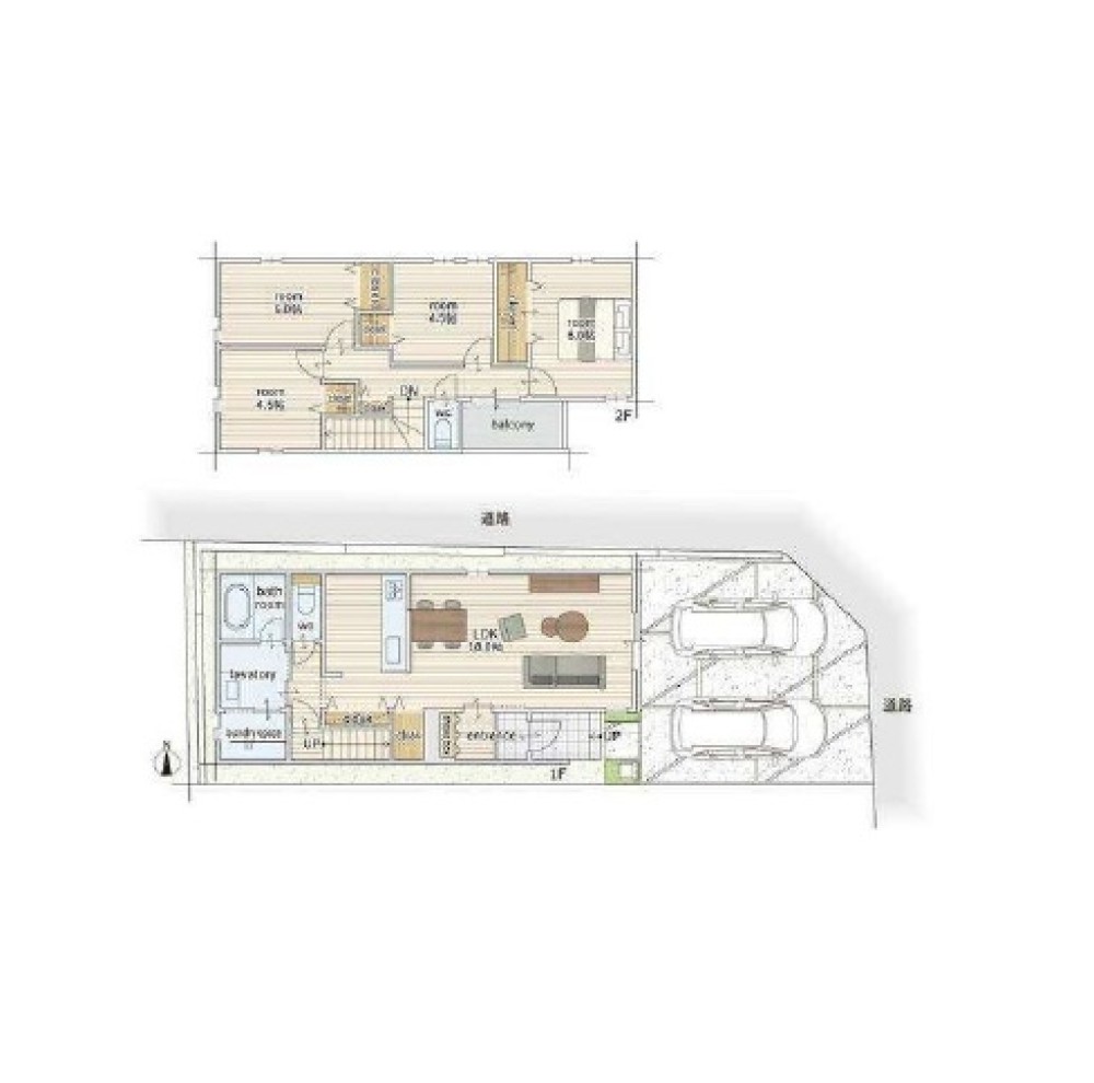 名古屋市緑区潮見が丘　7期　全2棟　1号地 画像2