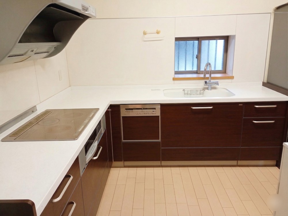 L字型でゆったり使える2階キッチン！