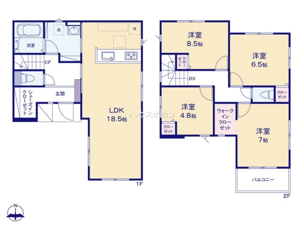 尾張旭市平子町　1期　全2棟　1号棟 画像1