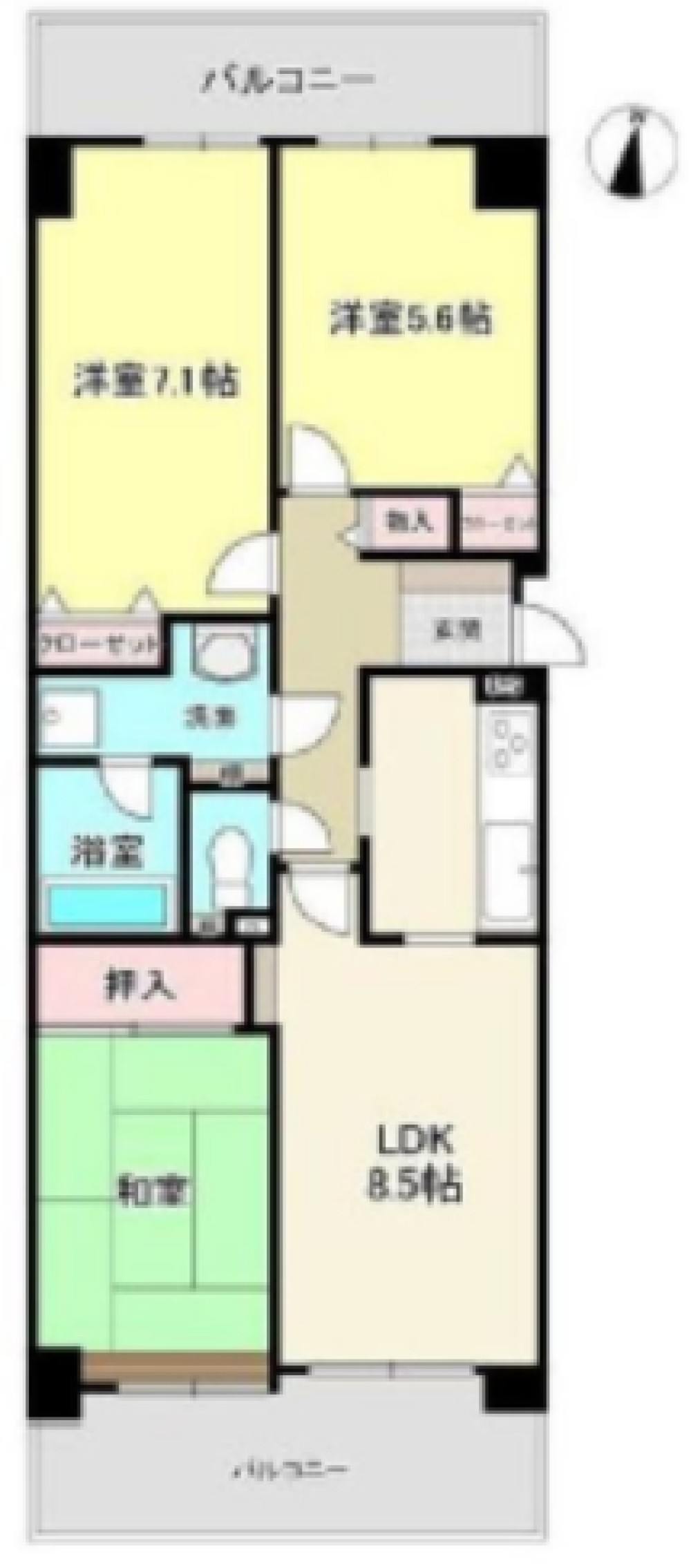 コープ野村新安城B棟 画像1