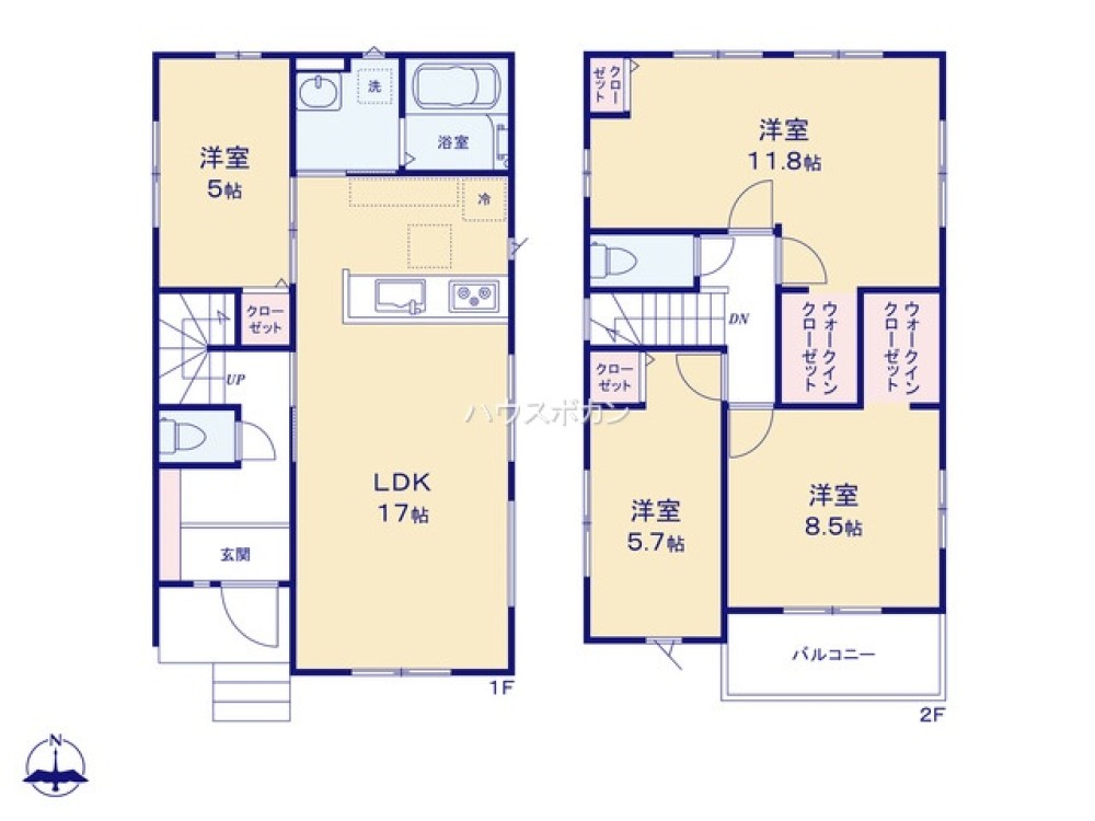 春日井市下条町　3期　全2棟　1号棟 画像1