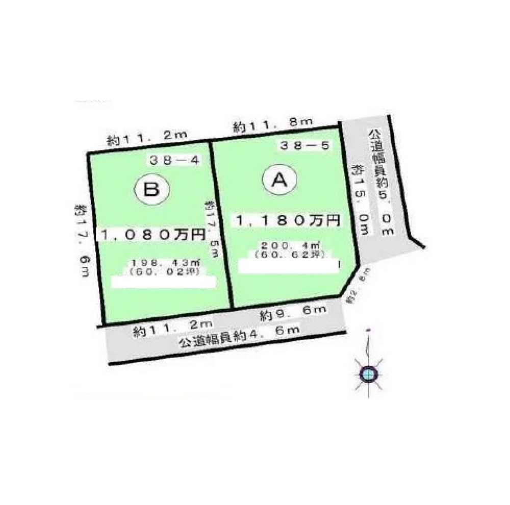 一宮市明地　全2区画　B区画 画像1