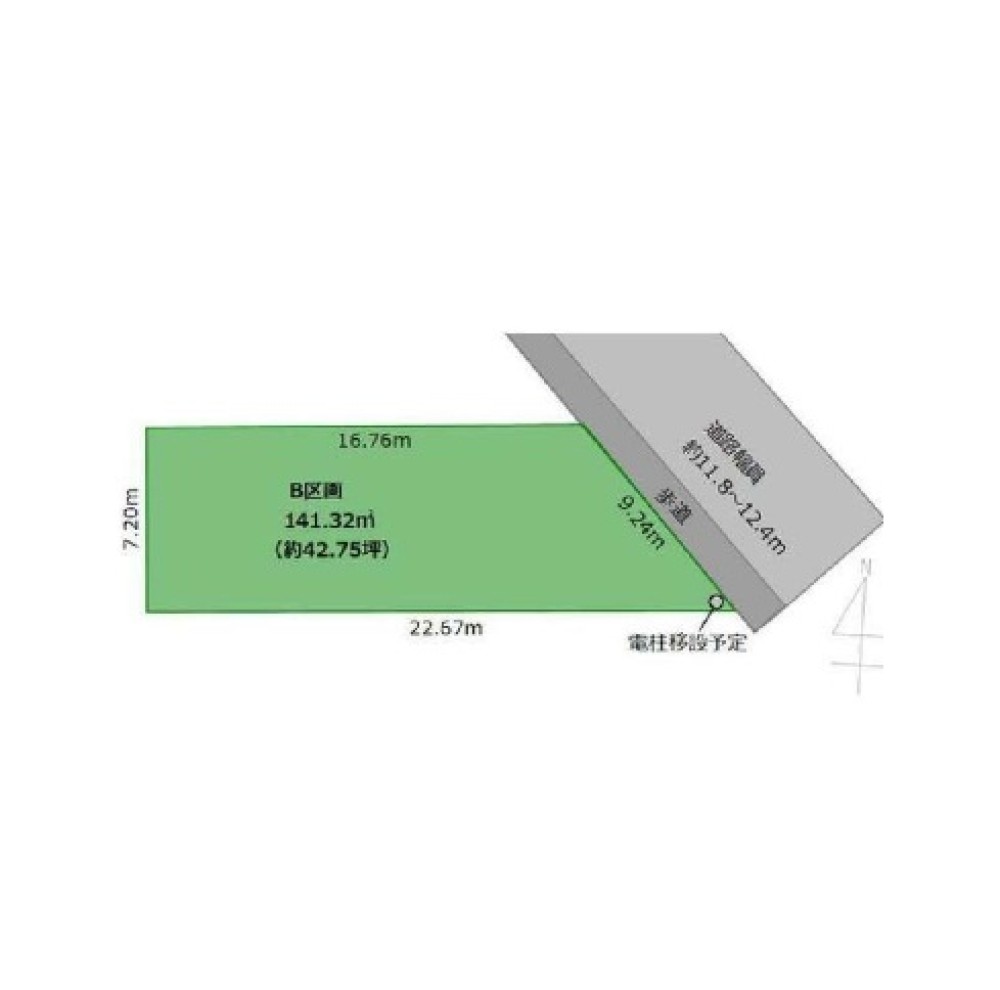 稲沢市小沢四丁目　全2区画　B区画 画像1