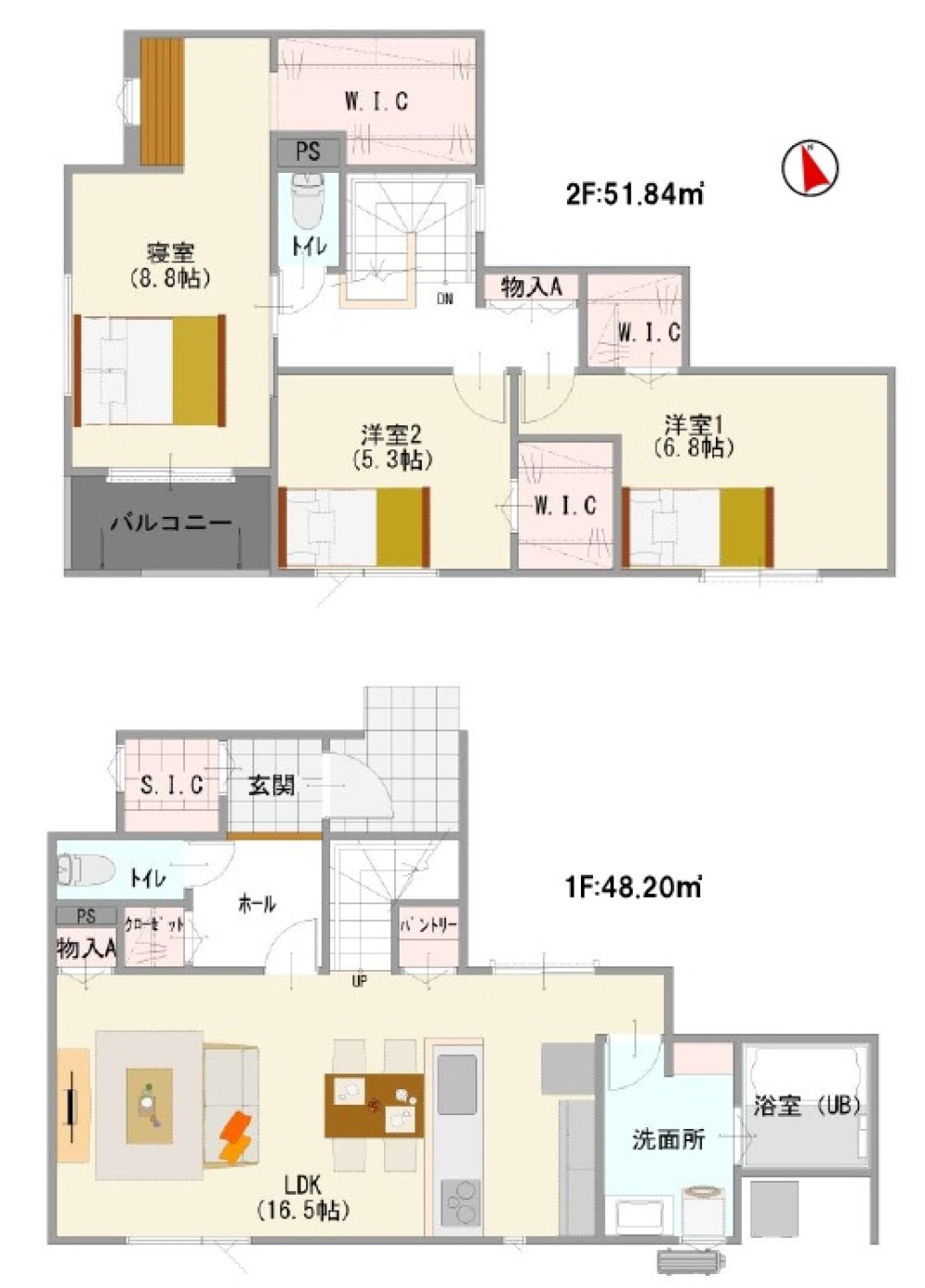 名古屋市中川区蔦元町　第3　3号棟 画像2