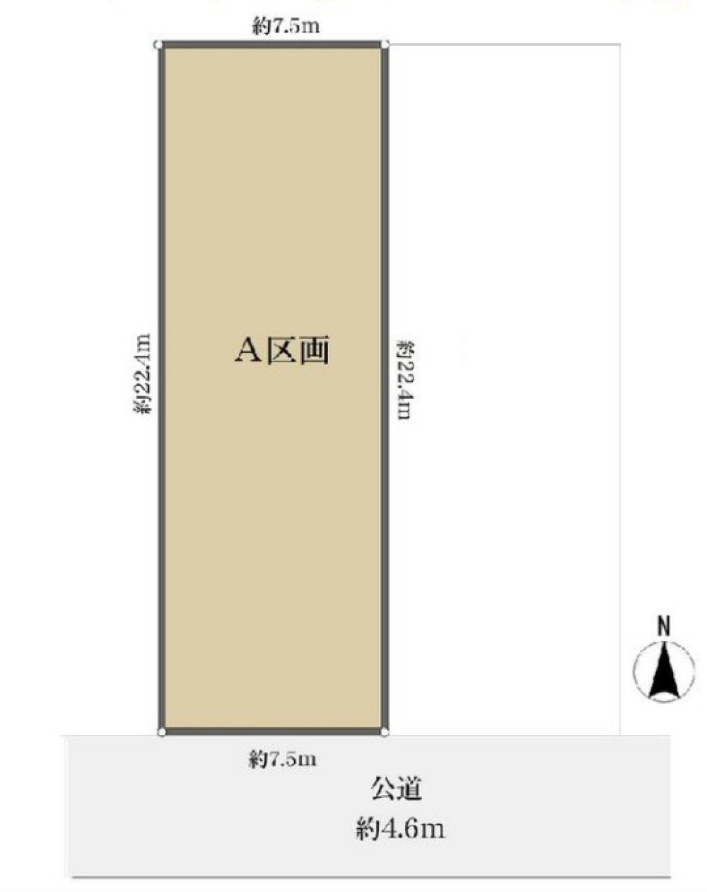 北名古屋市二子比良出　全2区画　A区画 画像1