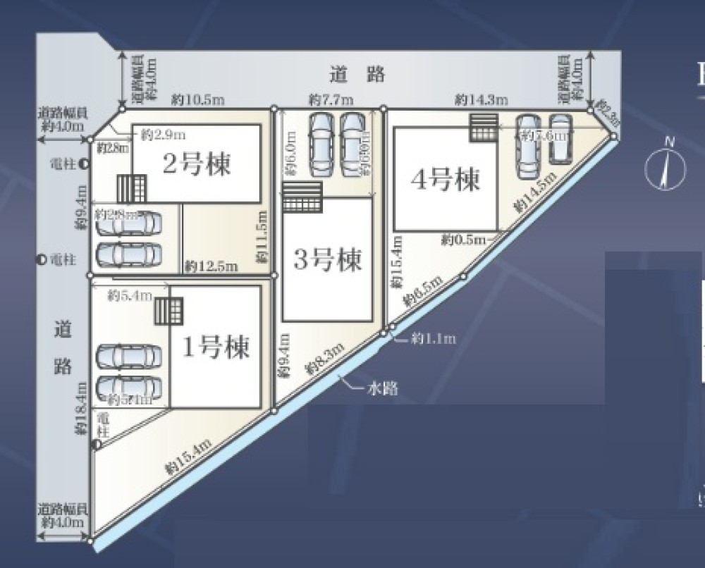 春日井市上条町第9　全4棟　2号棟 画像1