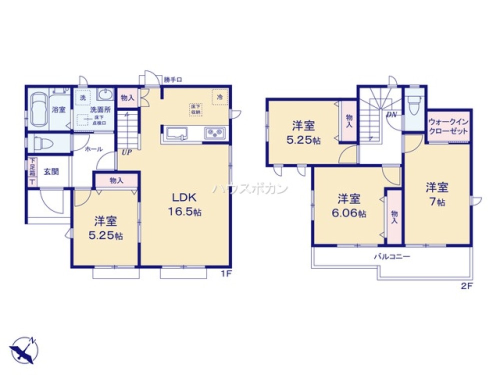 全居室収納豊富・ゆとりのある間取り◎