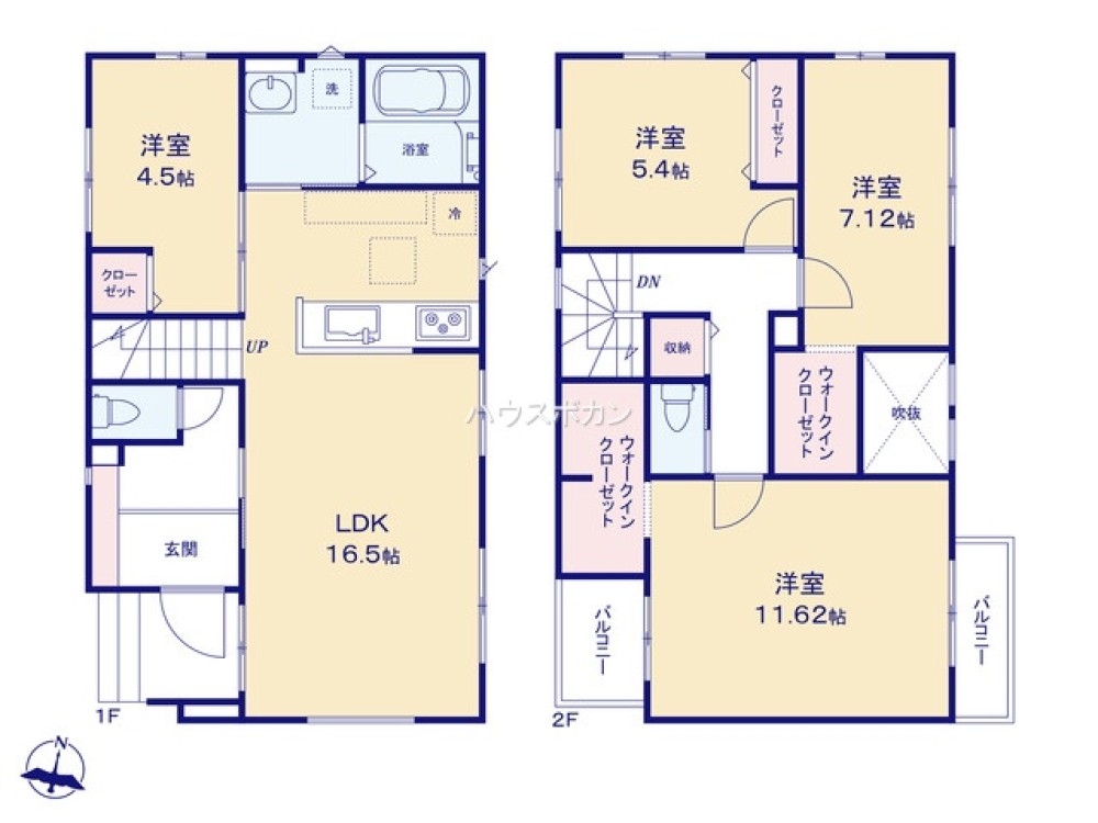 小牧市東田中1期　全3棟　2号棟 画像5