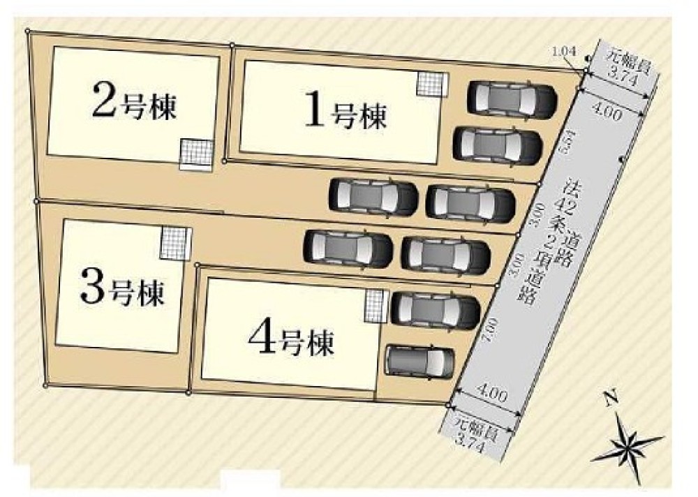 安城市池浦町　第4　全4棟　1号棟 画像1