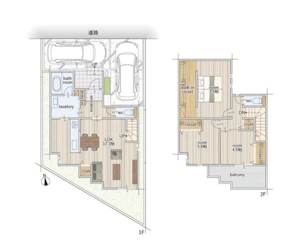 春日井市中野町3期　全1棟　1号棟 画像2