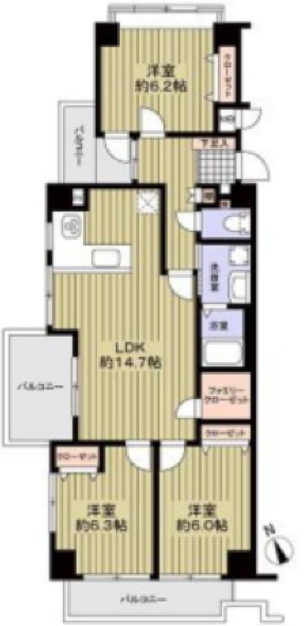 三旺マンション神丘公園 画像1