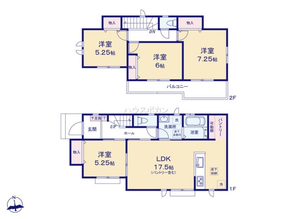 一宮市浅井町　全1棟　A号棟 画像4