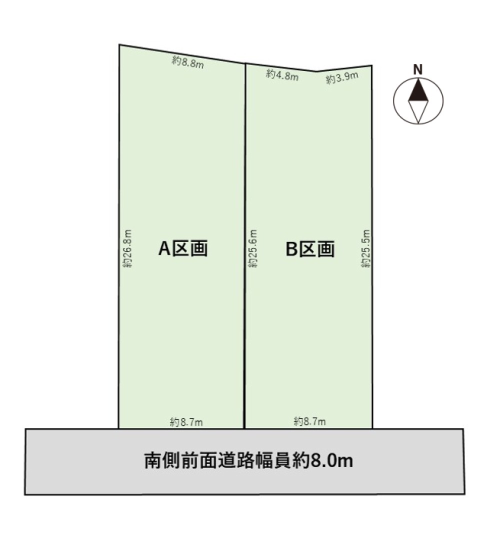 春日井市松河戸町　全2区画　A区画 画像1