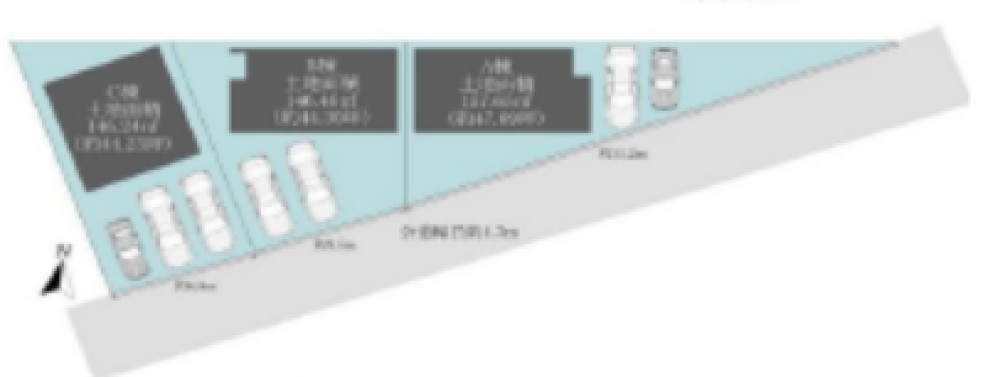 岡崎市矢作町　全3棟　C棟 画像1