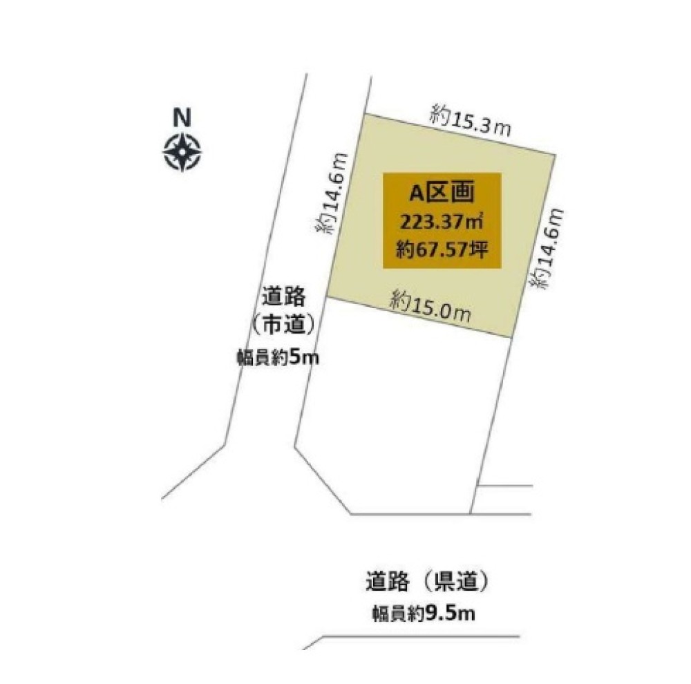 一宮市千秋町　全2区画　A区画 画像1