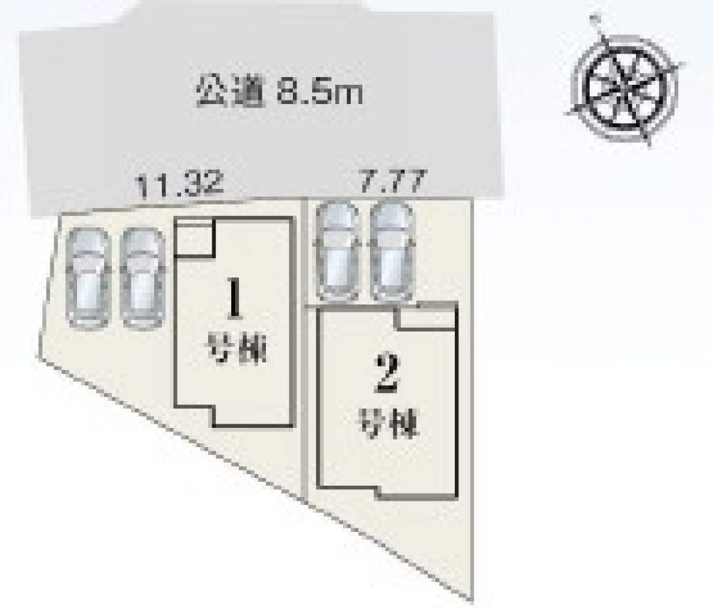 豊田市市木町　全2棟　1号棟 画像1