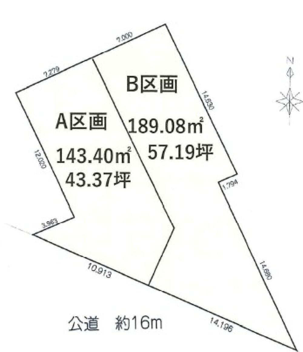 豊田市今町　全2区画　A区画 画像1