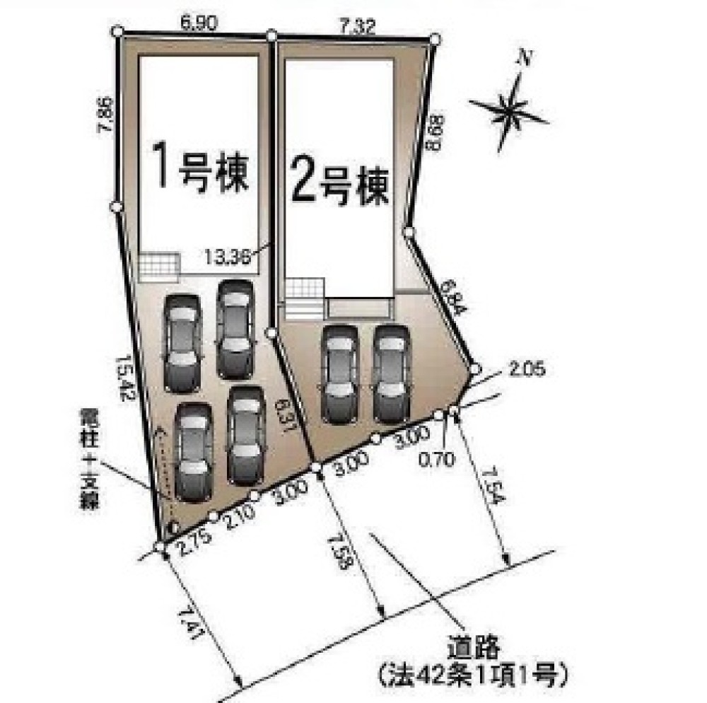 東海市名和町　第19　全2棟　1号棟 画像1