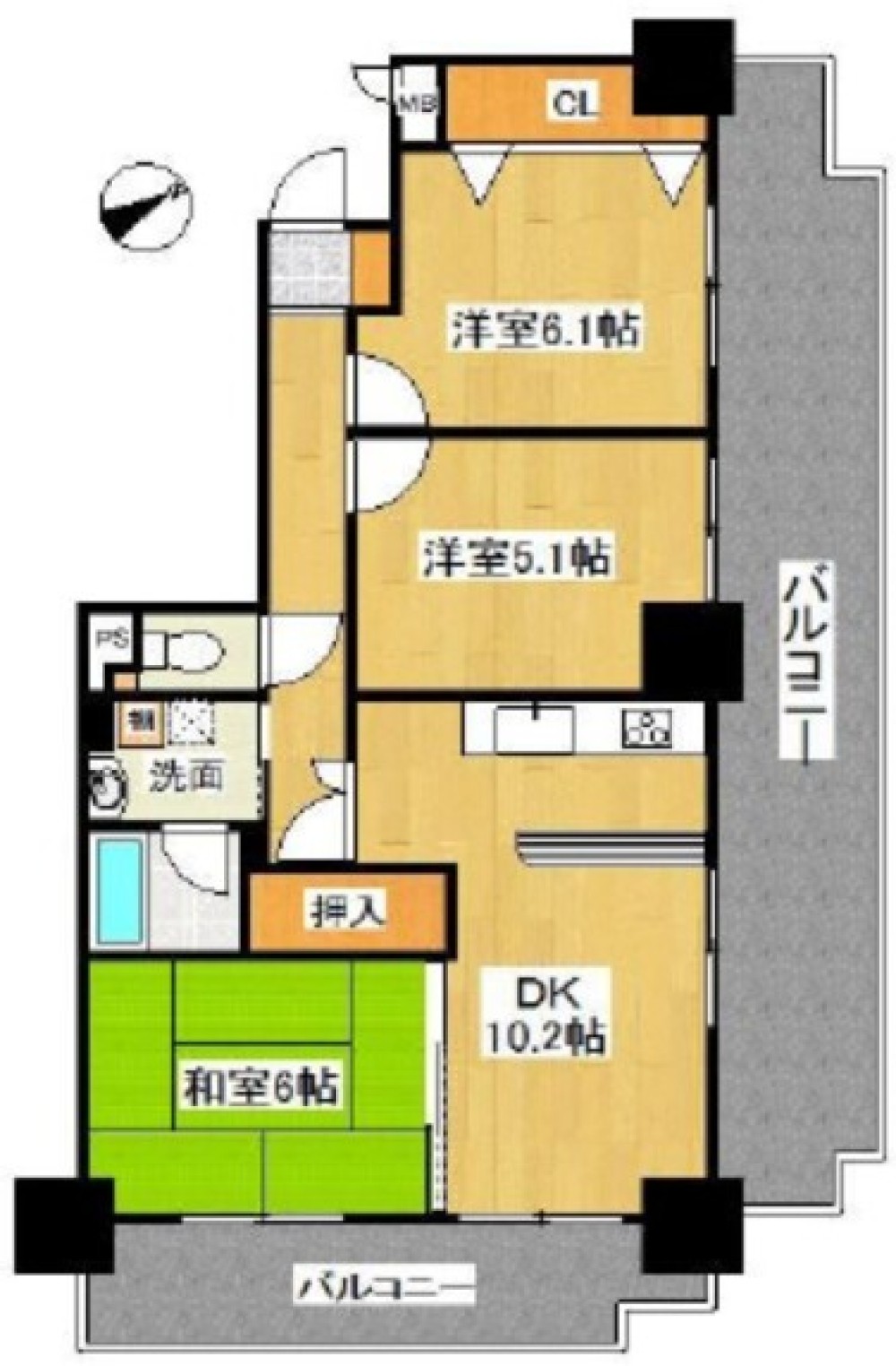 豊田神田町コーポラス 画像1