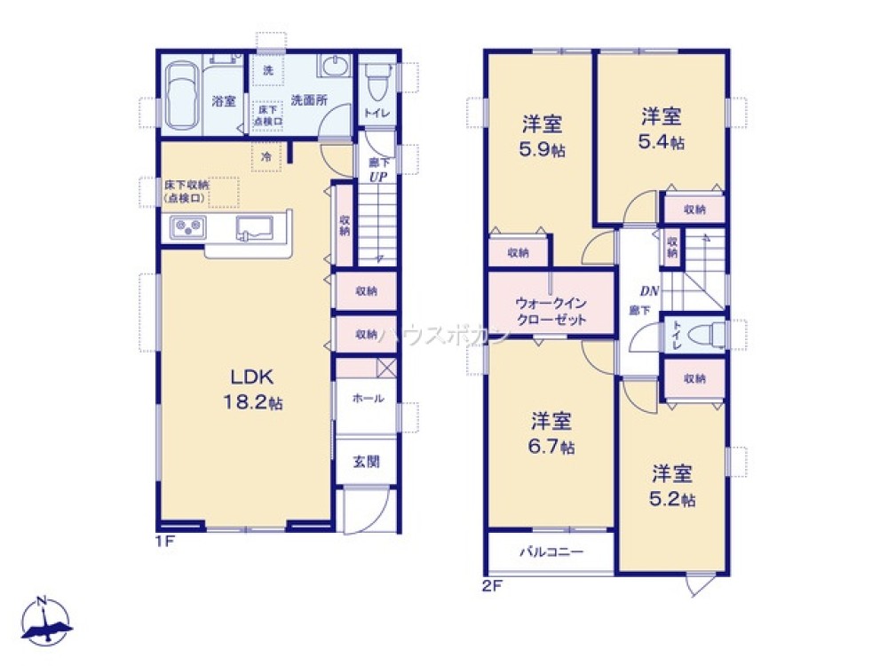 豊橋市仁連木町59期　全1棟　1号棟 画像4