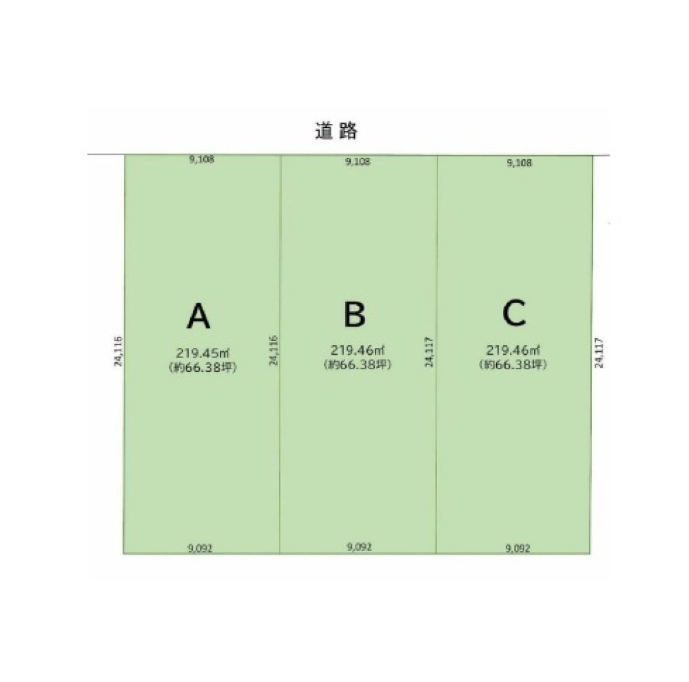 名古屋市瑞穂区茨木町　全3区画　C区画 画像1