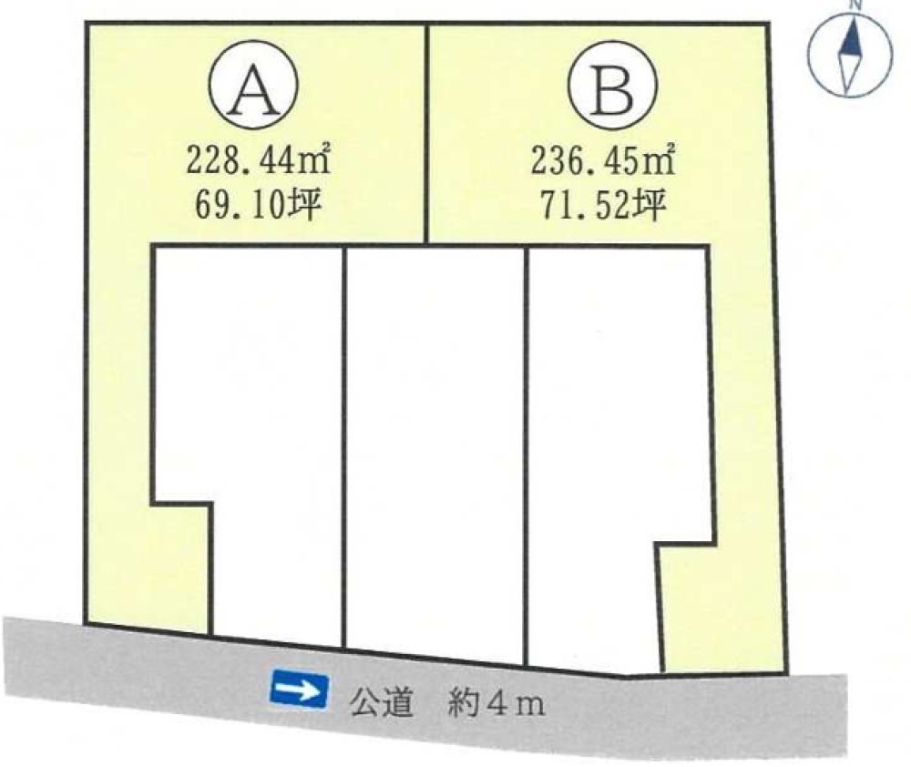 豊橋市上野町　全2区画　B区画 画像1
