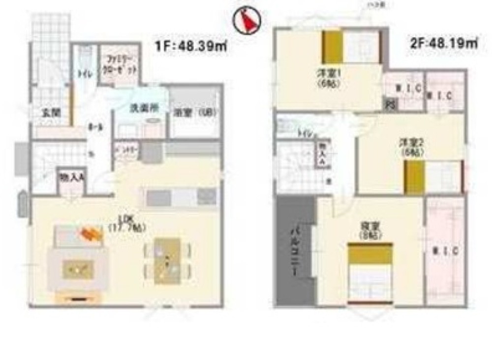 小牧市中央第4　全4棟　3号棟 画像1