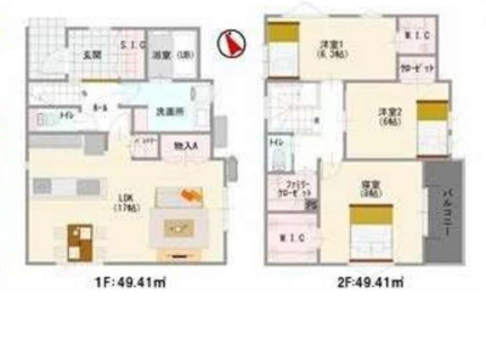 小牧市中央第4　全4棟　4号棟 画像1