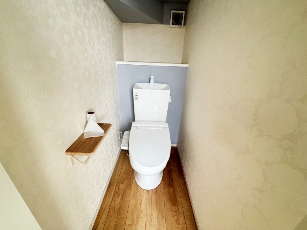 おしゃれでスタイリッシュなトイレです。