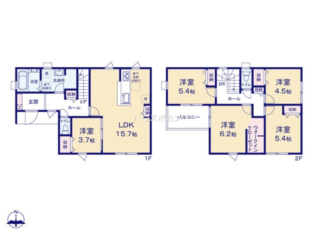 豊橋市富士見台第4期　全1棟　1号棟 画像4