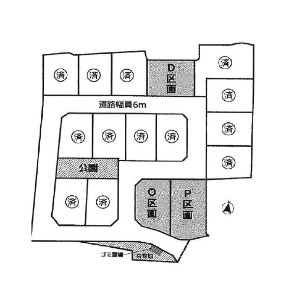 一宮市冨田　全16区画　D区画 画像1