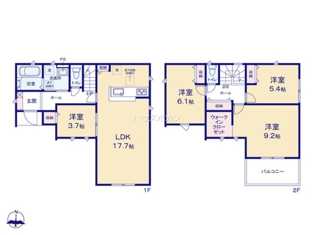 豊橋市吉川町第1期　全3棟　2号棟 画像4