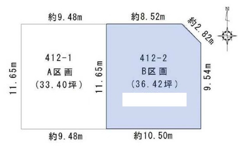 名古屋市港区小賀須四丁目　全2区画　B区画 画像1