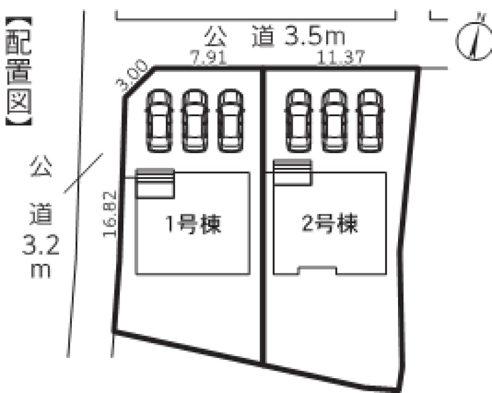 西尾市家武町　第83　全2棟　1号棟 画像1