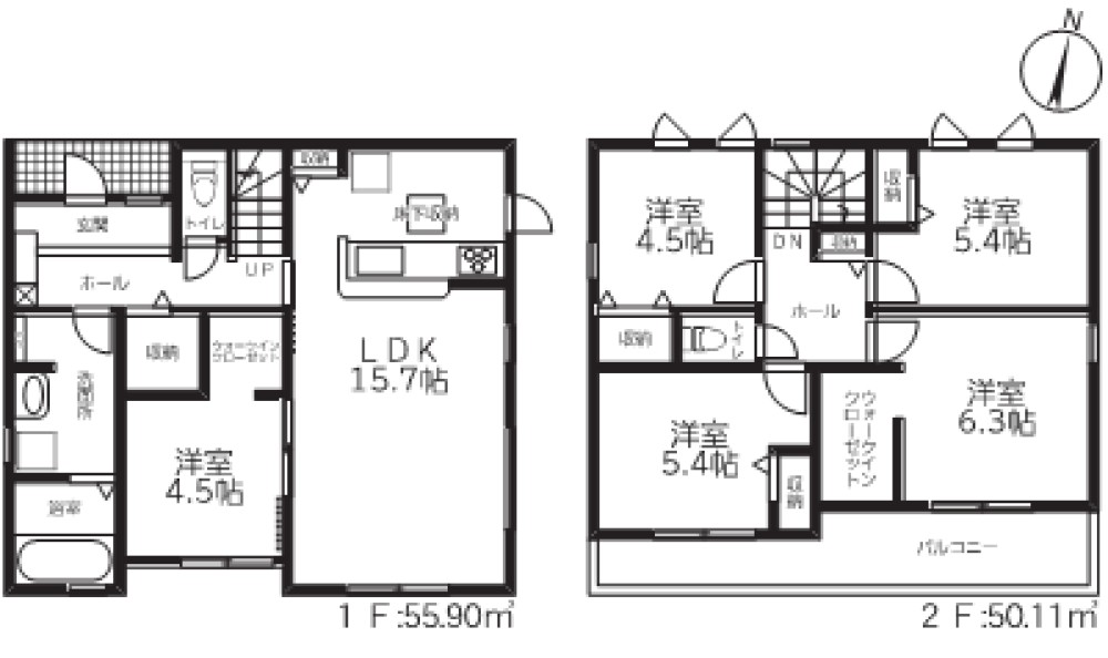 西尾市家武町　第83　全2棟　2号棟 画像2
