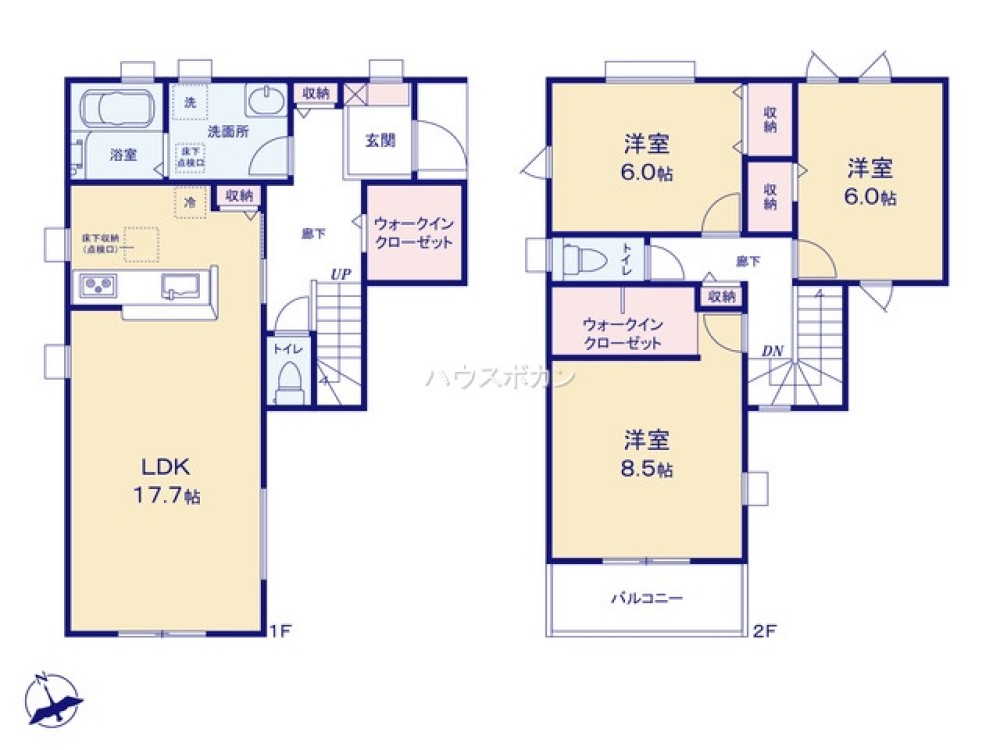 岡崎市福岡町　第2　全4棟　1号棟 画像4